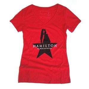HAMILTON LADIES STAR V-NECK T-SHIRT - Medium
